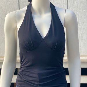 White House Black Market Halter Top in Black